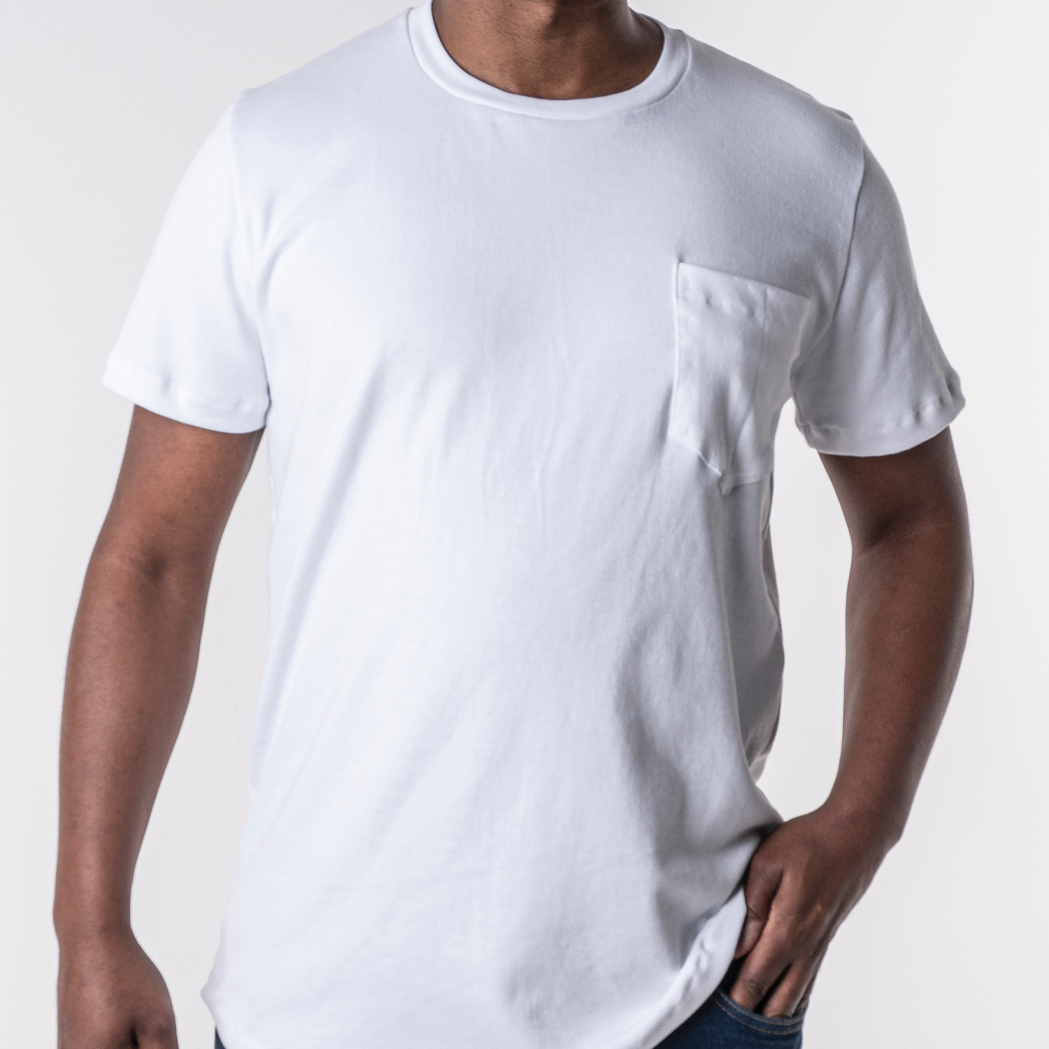 White Pocket Tee