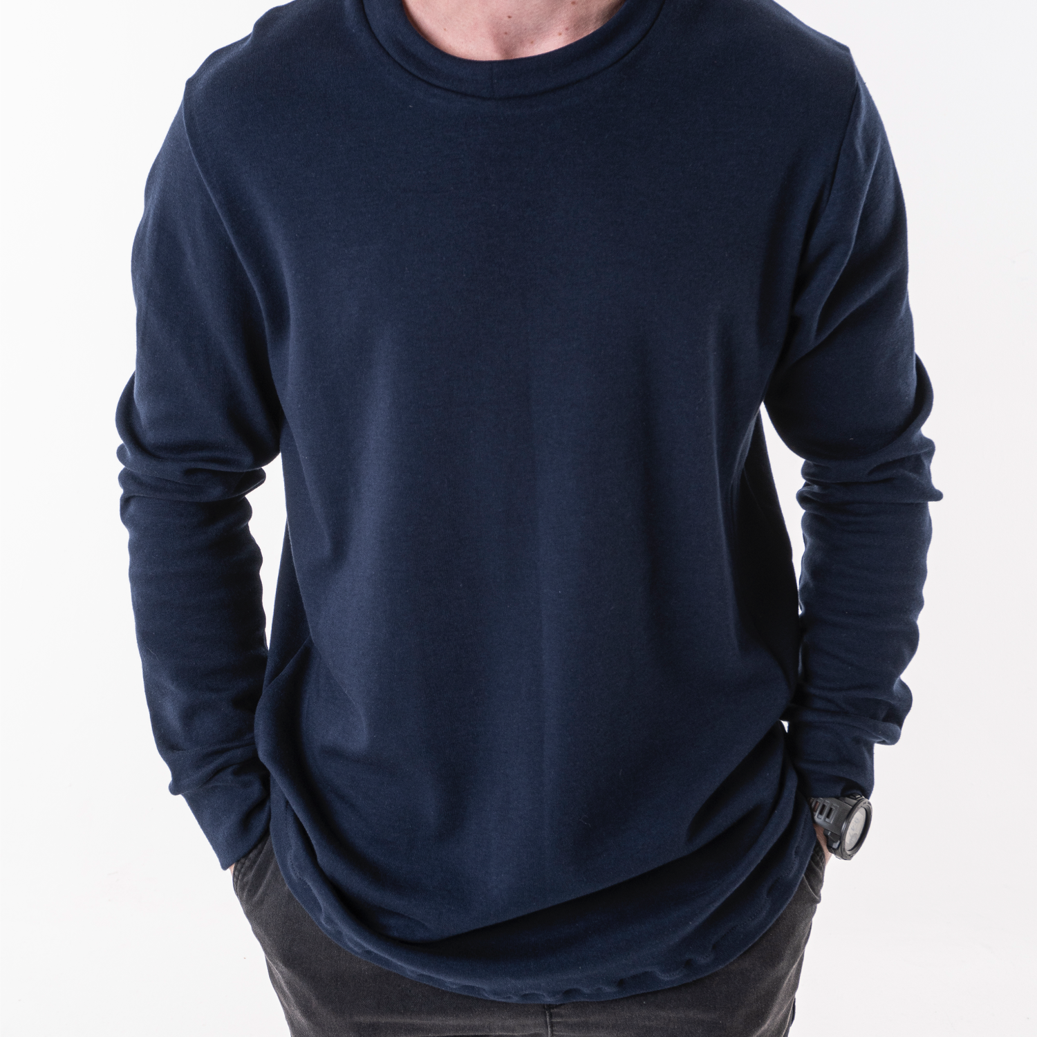 Navy Long-Sleeve Tee