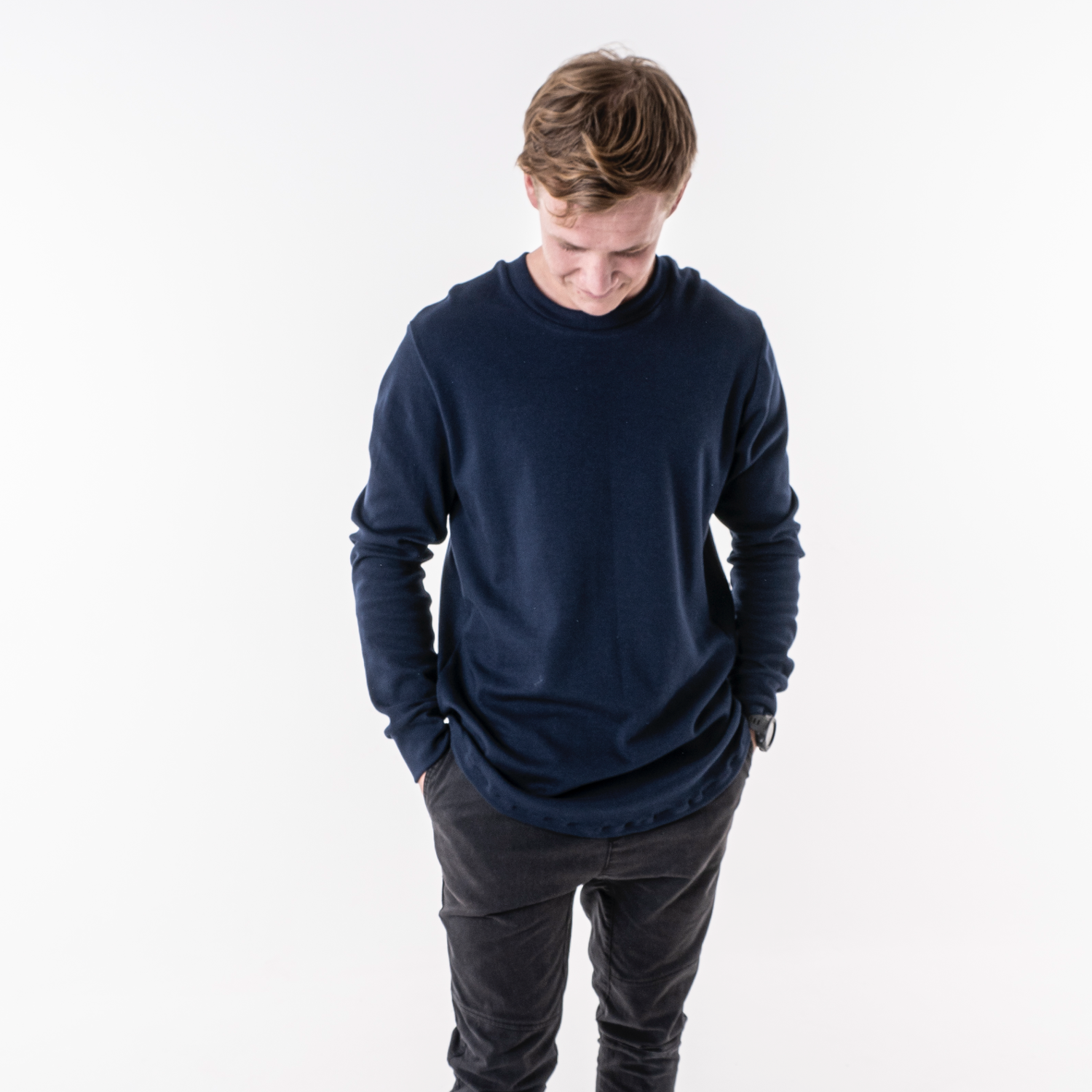 Navy Long-Sleeve Tee