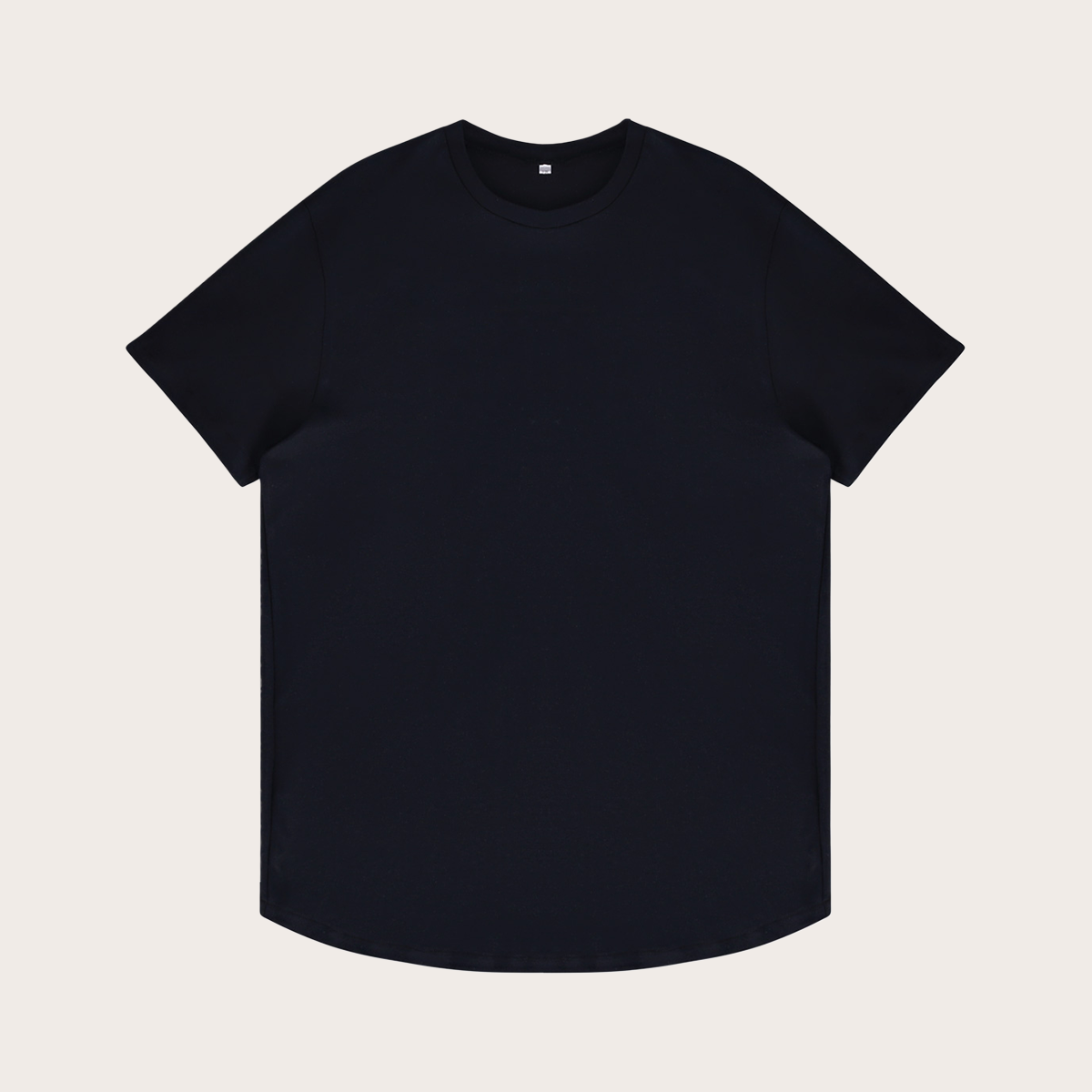 Black Plain Tee