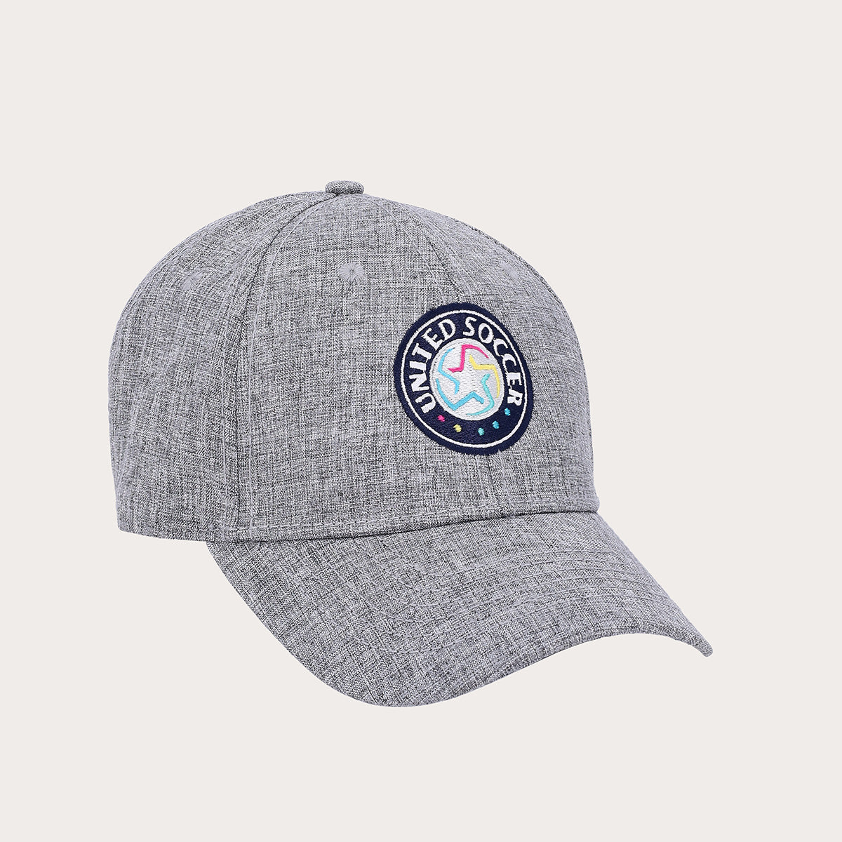 Grey United Soccer Cap