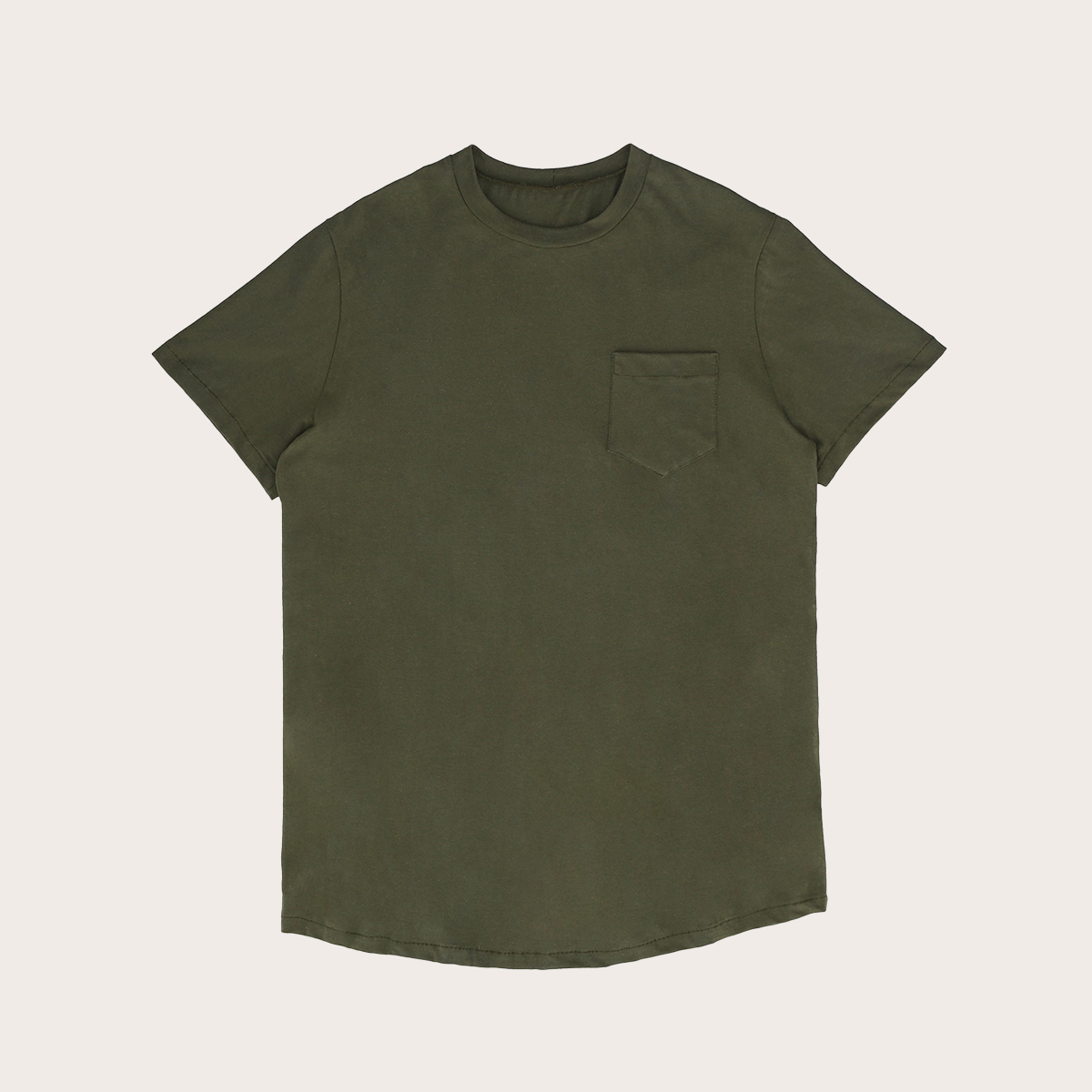 Olive Pocket Tee